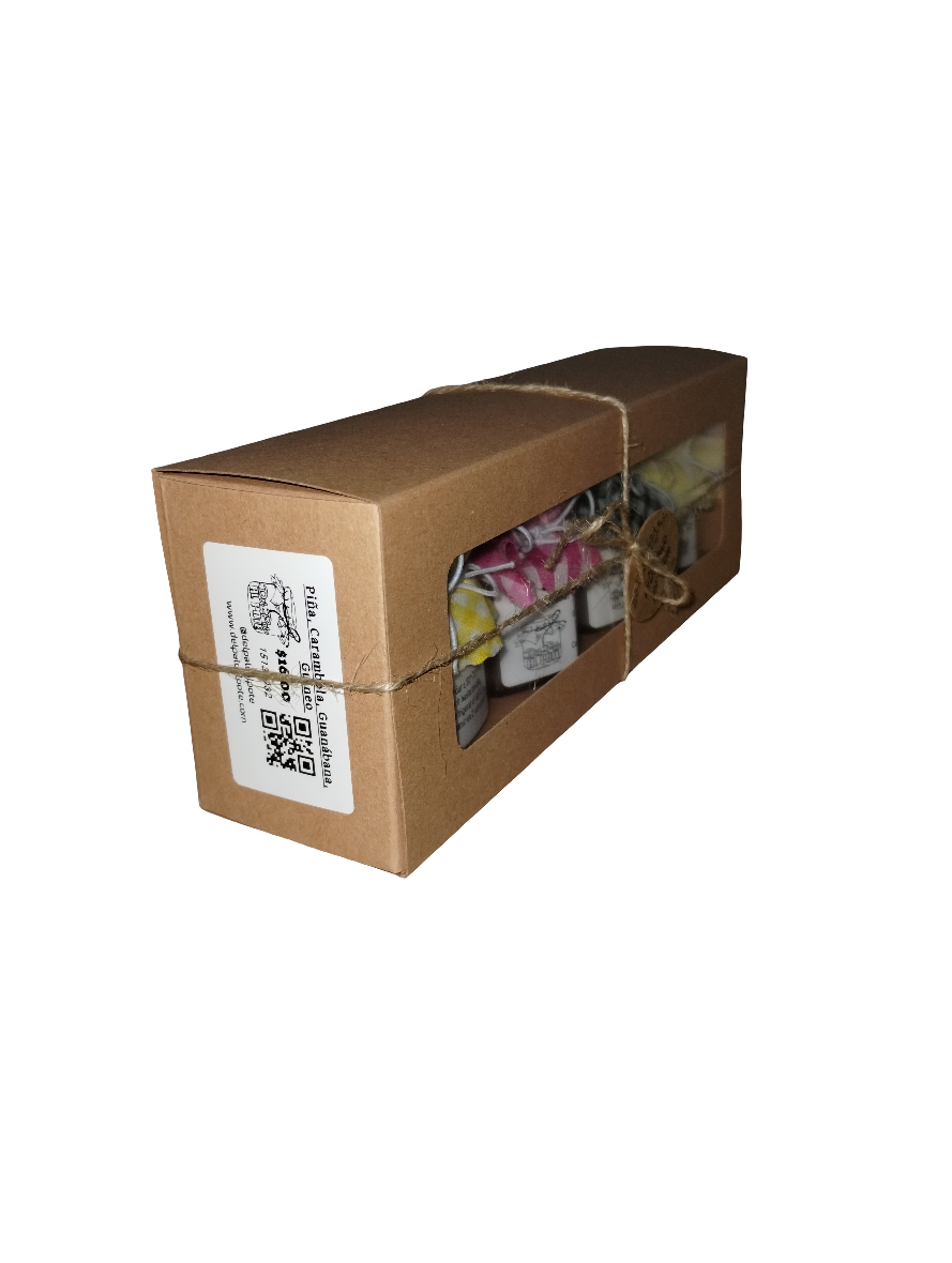 Piña, Carambola, Guanábana, Guineo ~ Caja de Surtidos Sencilla