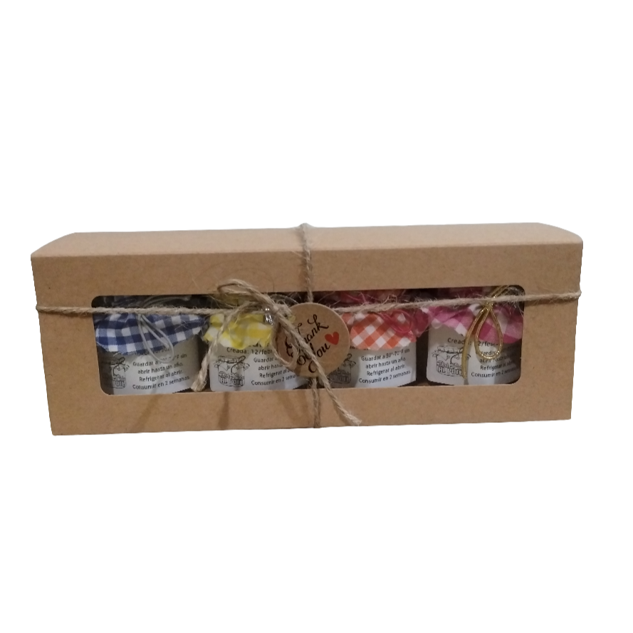 (Mangó, Guineo, Papaya, Calabaza) Caja de Regalo Sencilla