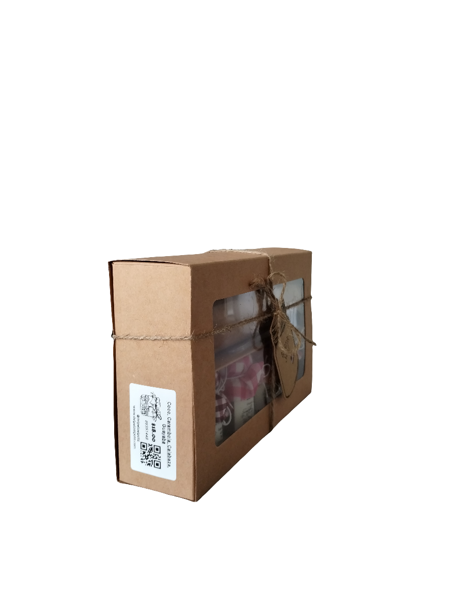 Coco, Carambola, Calabaza, Guayaba - Caja de Regalo con Galletas