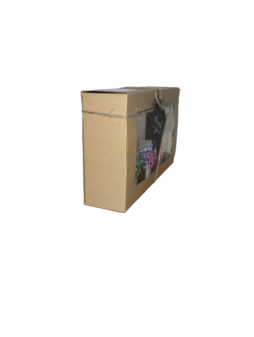 Guanábana, Mangó, Carambola, Piña ~ Caja de Surtidos con galletas y cuchara