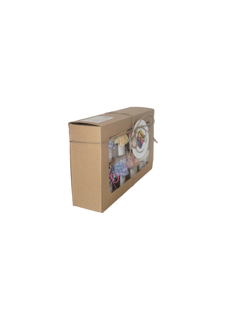 Caja de Regalo 8 sabores (Mangó, Piña, Lechosa, Carambola, Tamarindo, Parcha, Calabaza, Guineo)