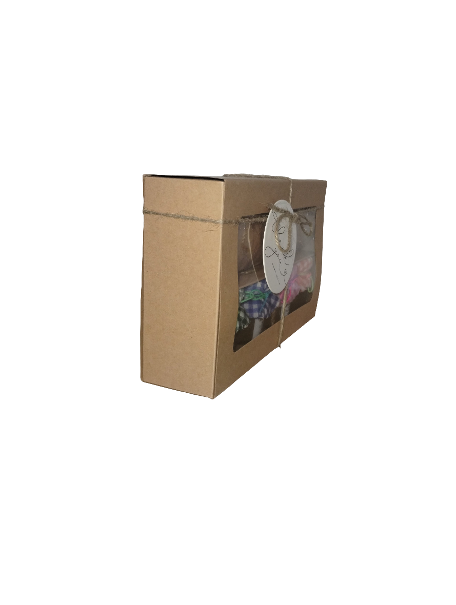 Guanábana, Mangó, Carambola, Lechosa ~ Caja de Regalo con Galletas
