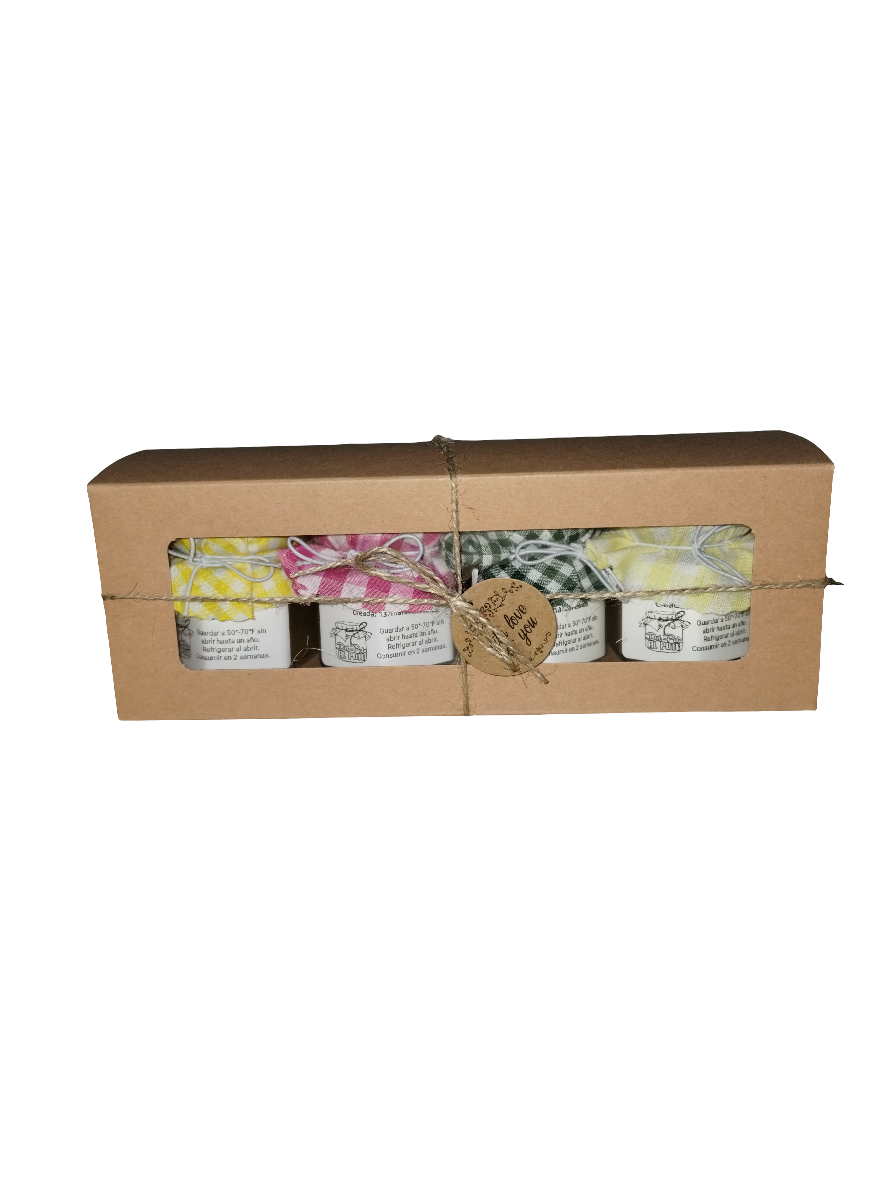 Piña, Carambola, Guanábana, Guineo ~ Caja de Surtidos Sencilla