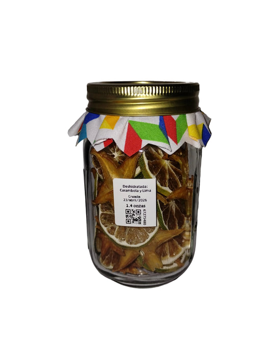 Carambola/Lima Deshidratada – Fruta Natural Artesanal | Del Palo Al Pote
