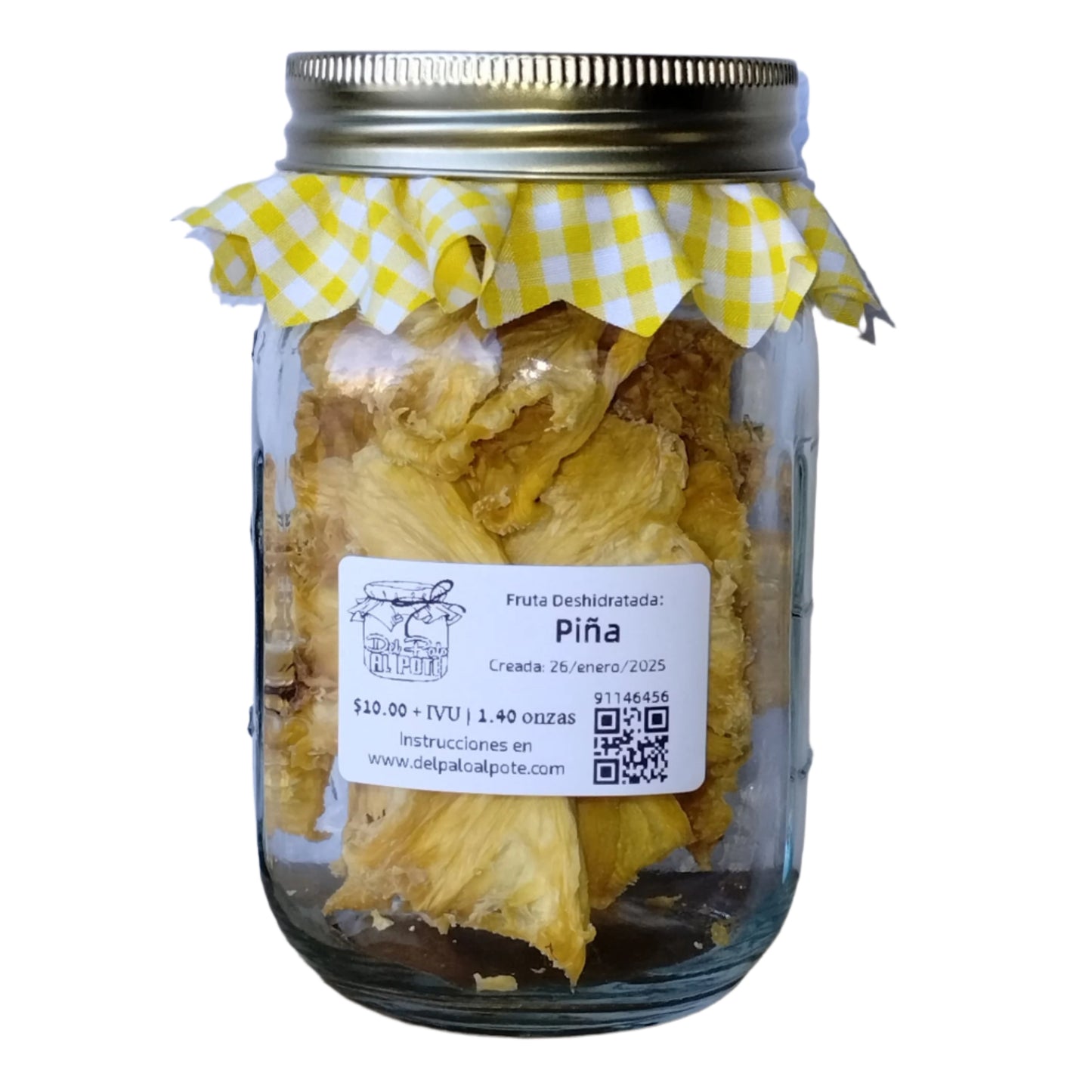 Dried Pineapple – Natural Tropical Fruit | Del Palo Al Pote