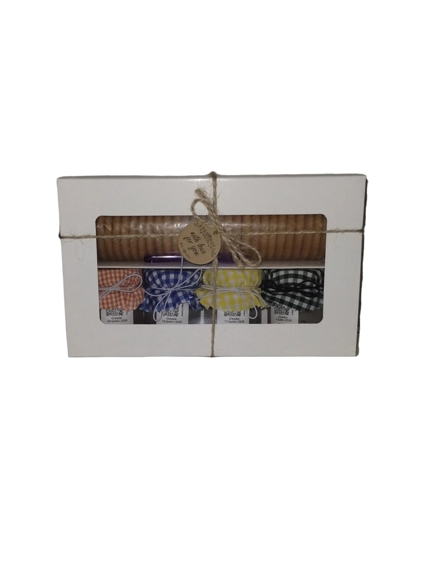 Calabaza, Mangó, Guineo, Guanábana - Caja de Regalo con Galletas