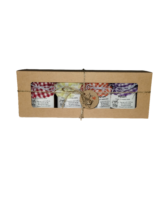 Guayaba, Guineo, Papaya, 
Melón de Agua - Caja de Surtido Sencilla