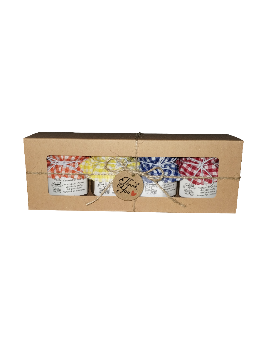 Papaya, Piña, Mangó, Guayaba ~ Caja de Surtidos Sencilla