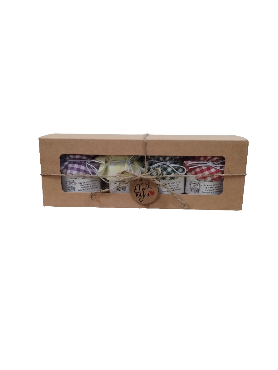 Melón de Agua, Guineo, Guanábana, Guayaba ~ Caja de Surtidos Sencilla