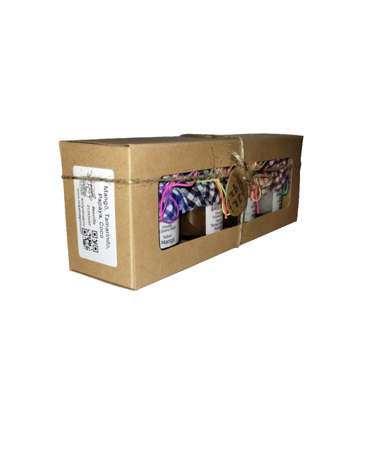 Mangó,Tamarindo, Papaya, Coco ~ Caja de Surtidos Sencilla