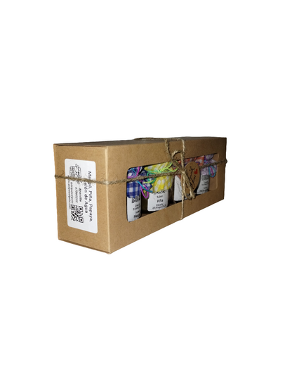 Mangó, Piña, Papaya , Melón de Agua ~ Caja de Surtidos Sencilla