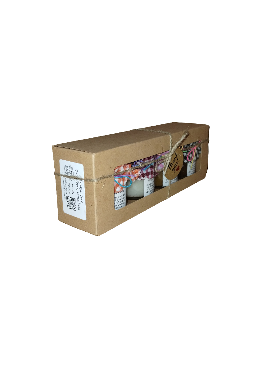 Papaya,Coco,
Carambola, Tamarindo ~ Caja de Surtidos Sencilla