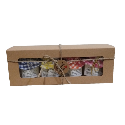 (Mangó, Guineo, Papaya, Calabaza) Caja de Regalo Sencilla