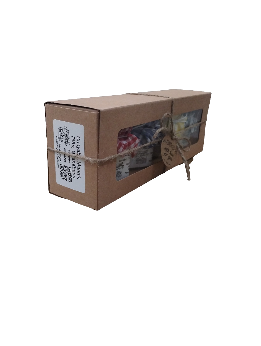 Guayaba, Mangó, Piña, Guanábana ~ Caja de Surtidos Sencilla