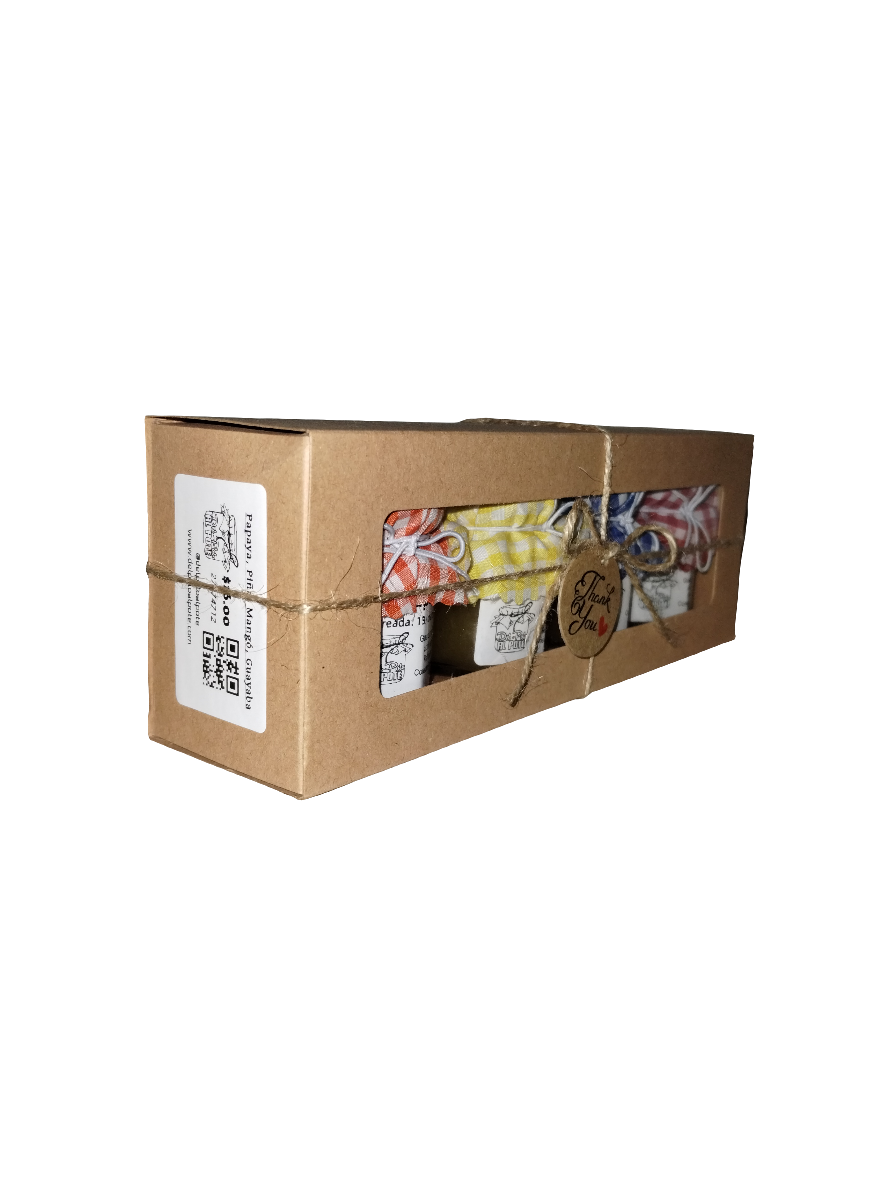 Papaya, Piña, Mangó, Guayaba ~ Caja de Surtidos Sencilla
