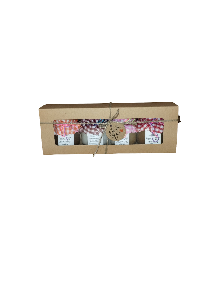 Papaya,Coco,
Carambola,Guayaba ~ Caja de Surtidos Sencilla
