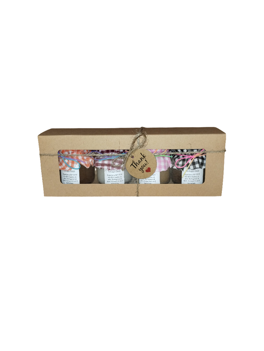Papaya,Coco,
Carambola, Tamarindo ~ Caja de Surtidos Sencilla