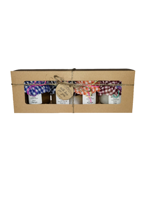 Mangó,Tamarindo, Papaya, Coco ~ Caja de Surtidos Sencilla