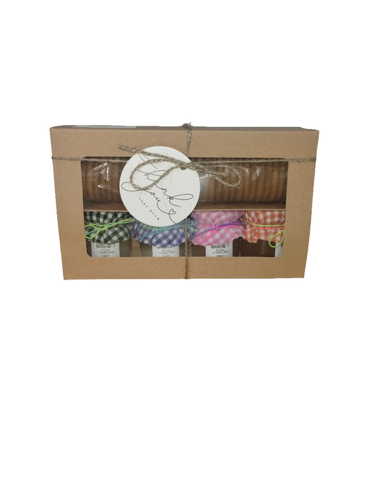 Guanábana, Mangó, Carambola, Lechosa ~ Caja de Regalo con Galletas