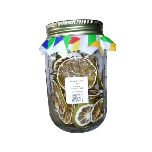 Lima Deshidratada – Fruta Natural Cítrica | Del Palo Al Pote