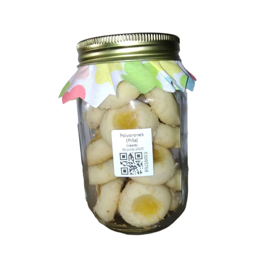 Pineapple Jam Shortbread Cookies (Polvorones) – Del Palo Al Pote