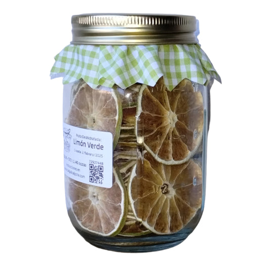 Frutas Deshidratadas (Limón Verde) frasco16