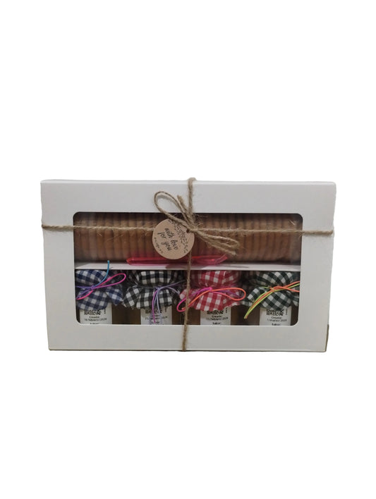 Mangó, Calabaza, Guayaba, Guanábana - Caja de Regalo con Galletas